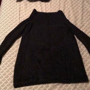 Loft off the shoulder black sweater